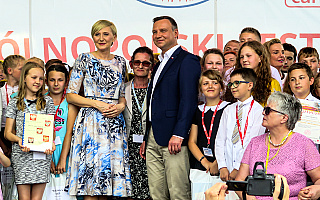 Para prezydencka na festynie rodzinnym w Ełku